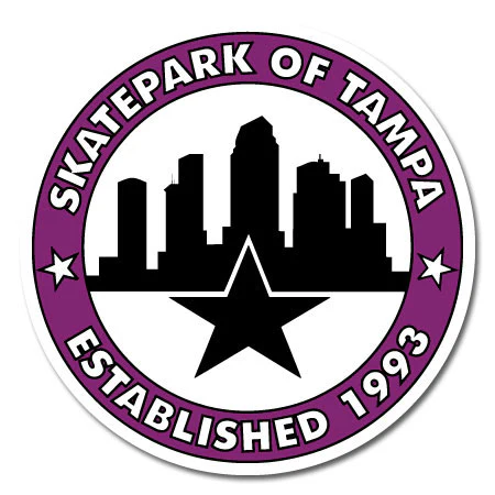 Skatepark of Tampa Circle City Logo 3 Sticker - Image 12