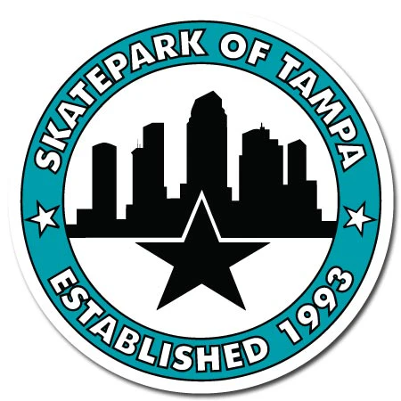 Skatepark of Tampa Circle City Logo 3 Sticker - Image 9
