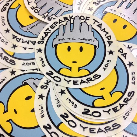 Skatepark of Tampa Dedicated Doughboy 3 Inch Sticker - Image 3