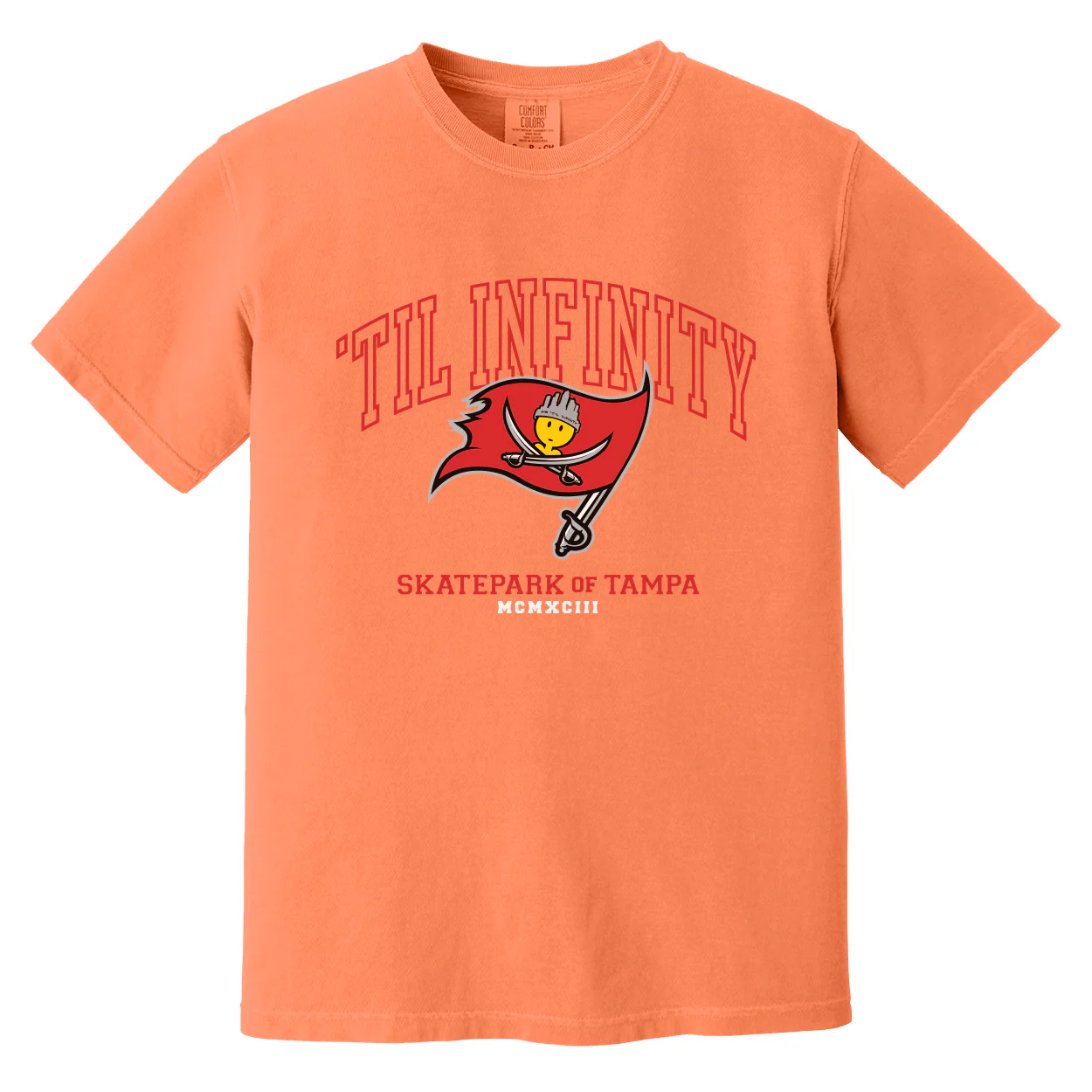 Skatepark of Tampa Dough Bucs Comfort Colors Creamsicle T Shirt