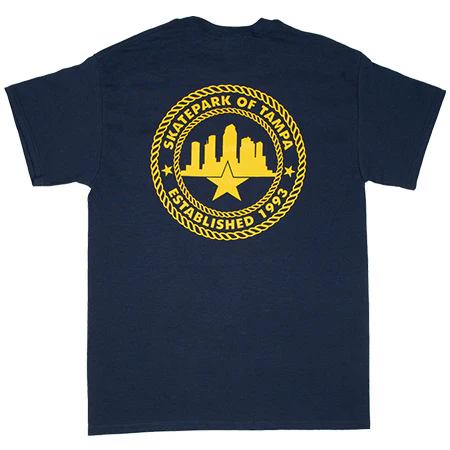 Skatepark of Tampa Rope Logo Pocket T Shirt - Image 3