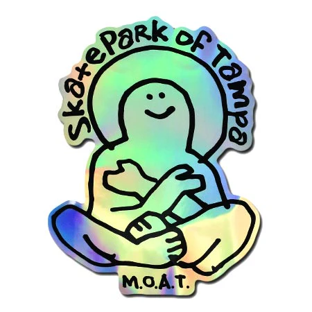 Skatepark of Tampa SPoT x Gonz Moat Baby Sticker