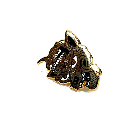 Sketchy Tank Flip Out Lapel Pin