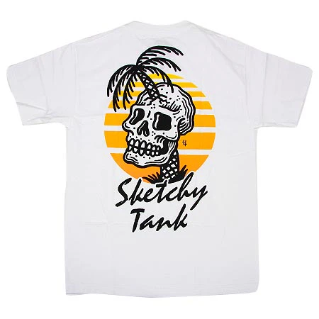 Sketchy Tank Sunset T Shirt