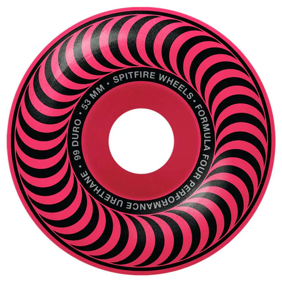 Spitfire Neon Pink Classic Formula Four 99D Wheels