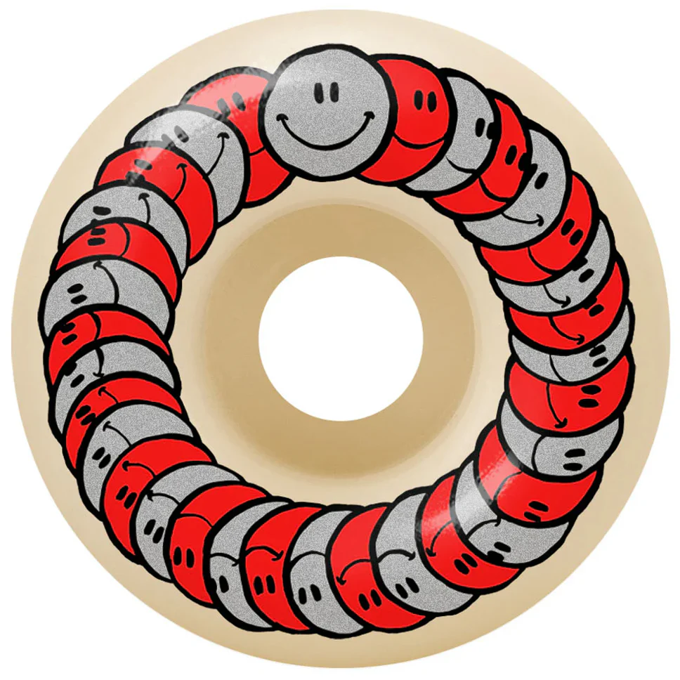 Spitfire Spanky Happy Classic Formula Four 99D Red Silver Wheels