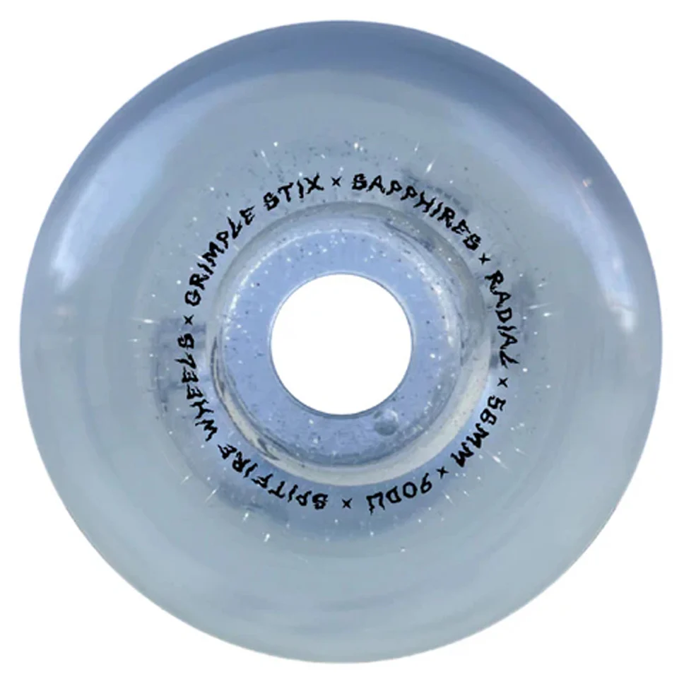 Spitfire x Grimple Stix 90D Sapphire Radial Cruiser Wheels - Image 2