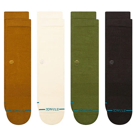 Stance Icon 4 Pack Crew Socks