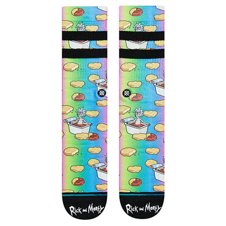 Stance Rick and Morty Dipping Sauce Crew Socks - Image 2