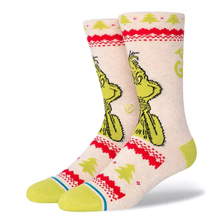 Stance The Grinch Sweater Crew Socks