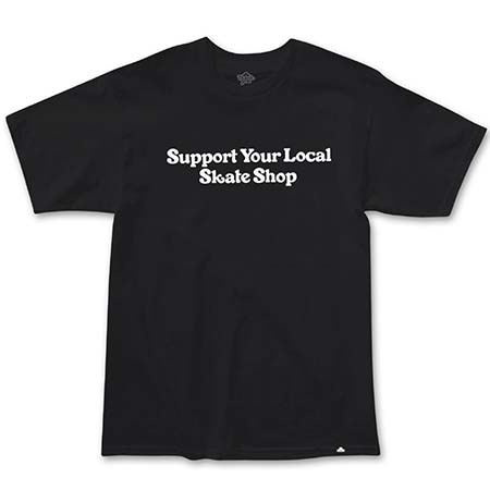 Thank You Skateboards Support Your Local T Shirt - Image 2