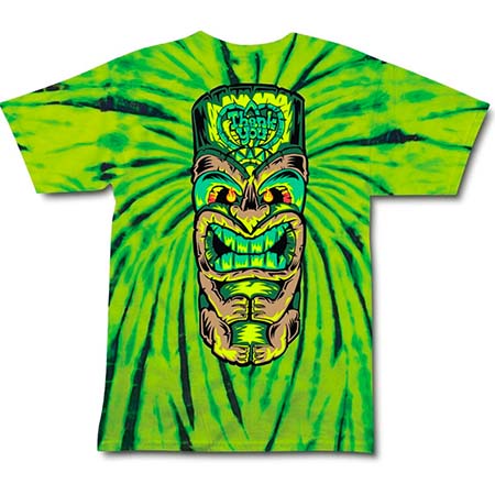 Thank You Skateboards Tiki Tie Dye T Shirt - Image 2