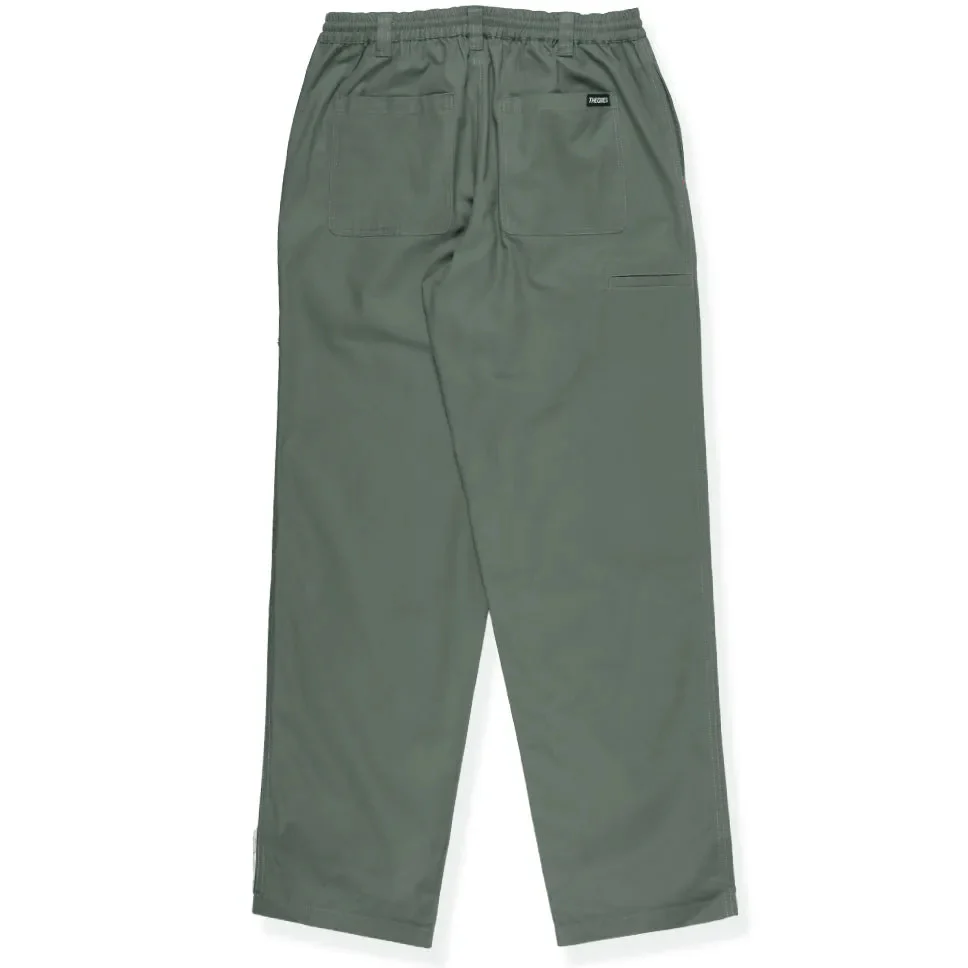 Theories Dark Moss Stamp Lounge Pants - Image 2