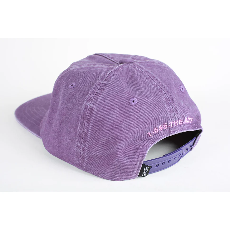 Theories Mystic Advisor Washed Purple Snap-Back Hat - Image 2
