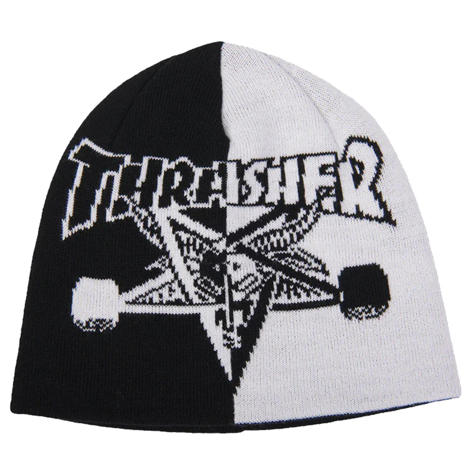 Thrasher Magazine Skategoat Split Skully Beanie
