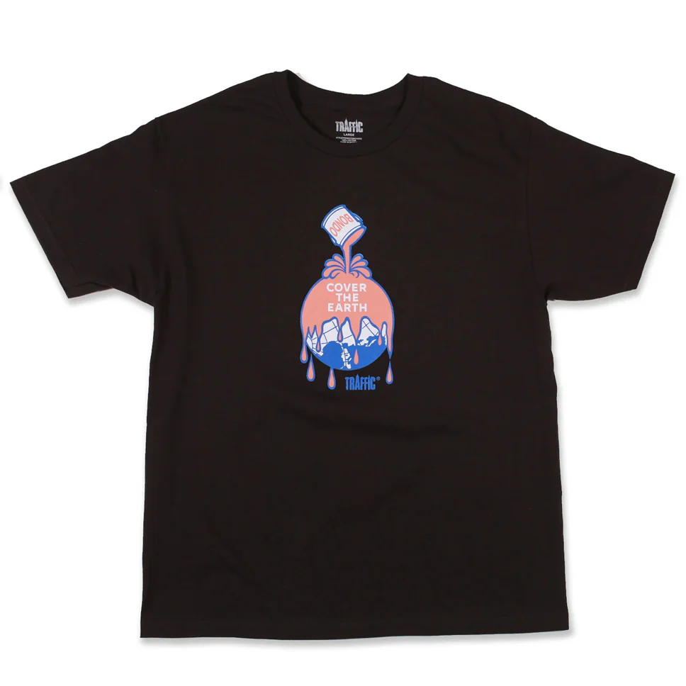 Traffic Skateboards Cover The Earth T Shirt