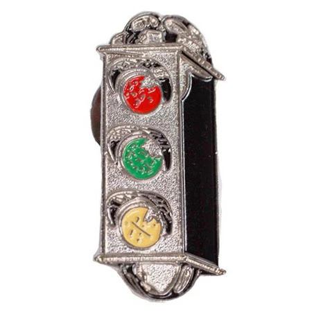 Traffic Skateboards Light Crest Enamel Pin