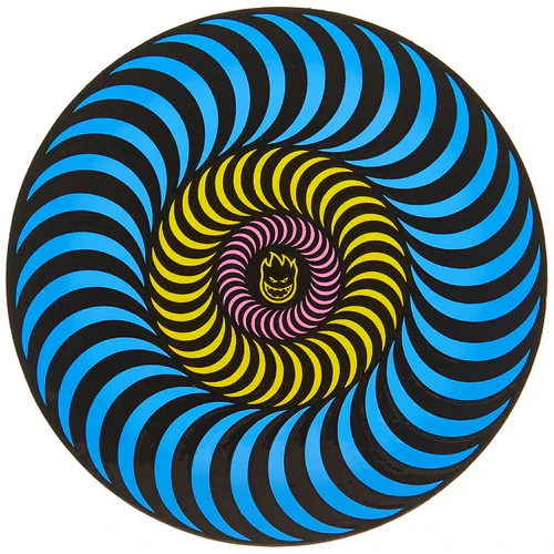 Tri-color Swirl Large Sticker - Image 3