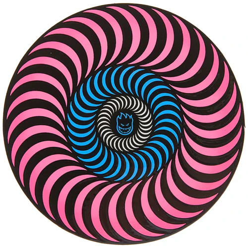 Tri-color Swirl Small Sticker - Image 4