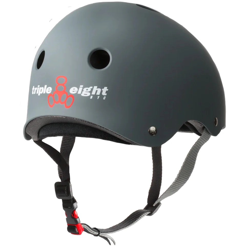Triple 8 The Certified Sweatsaver Carbon Matte Helmet - Image 2