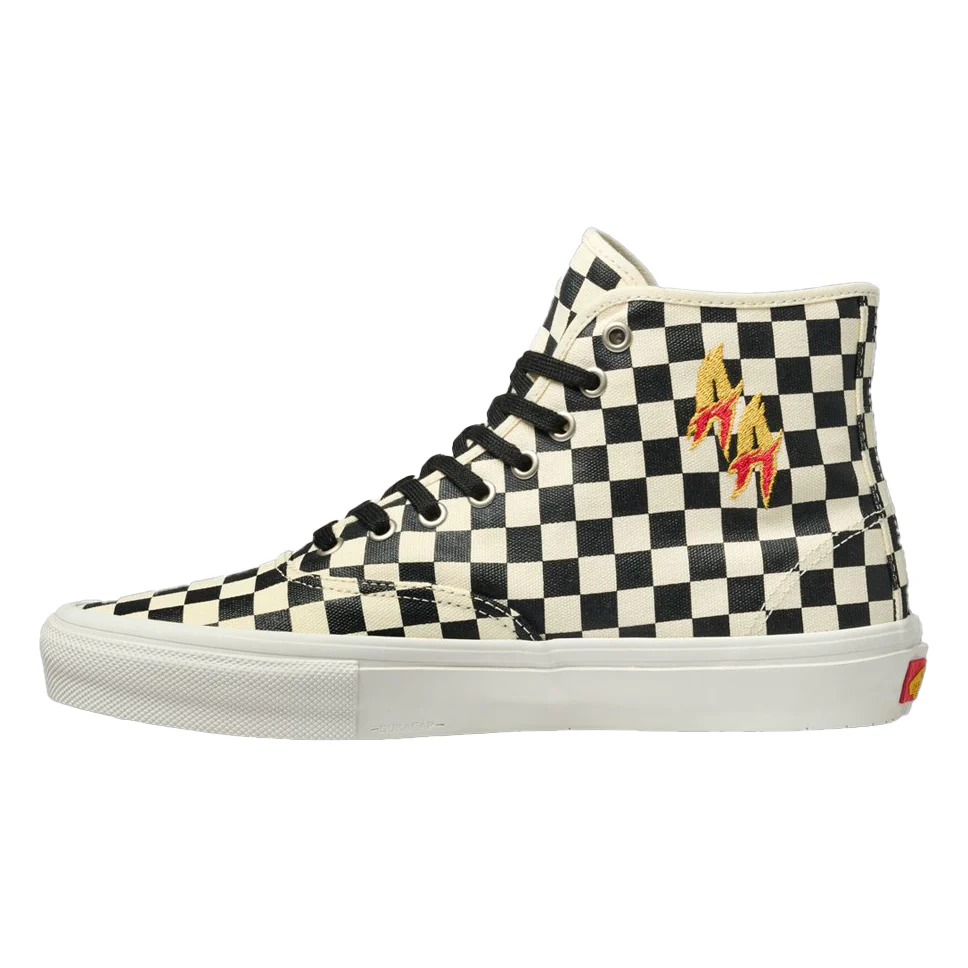 Vans Andrew Allen Authentic High VCU Checkerboard Shoes - Image 3
