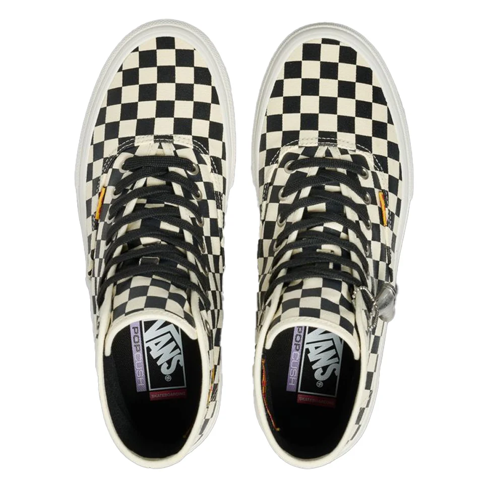 Vans Andrew Allen Authentic High VCU Checkerboard Shoes - Image 4