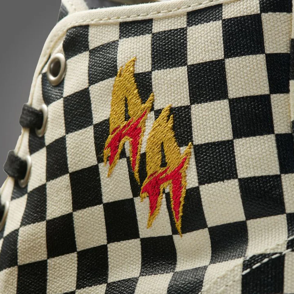 Vans Andrew Allen Authentic High VCU Checkerboard Shoes - Image 6