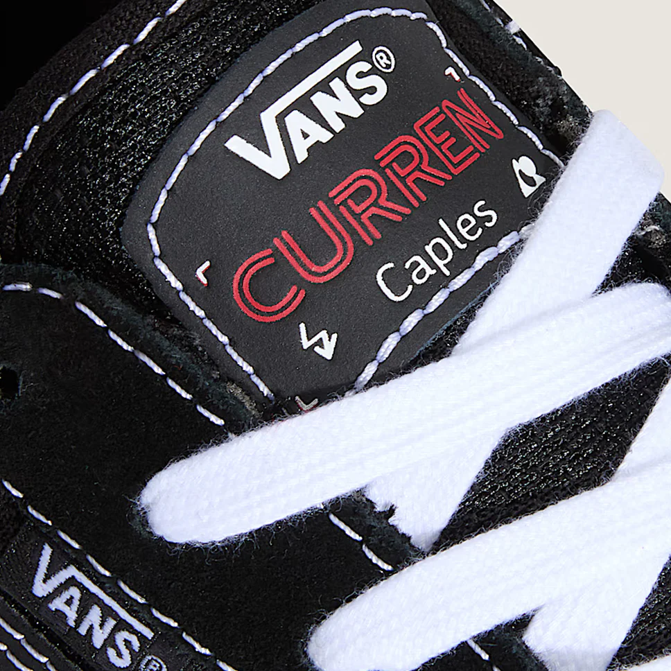 Vans Skate Curren Caples Black White Shoes - Image 2