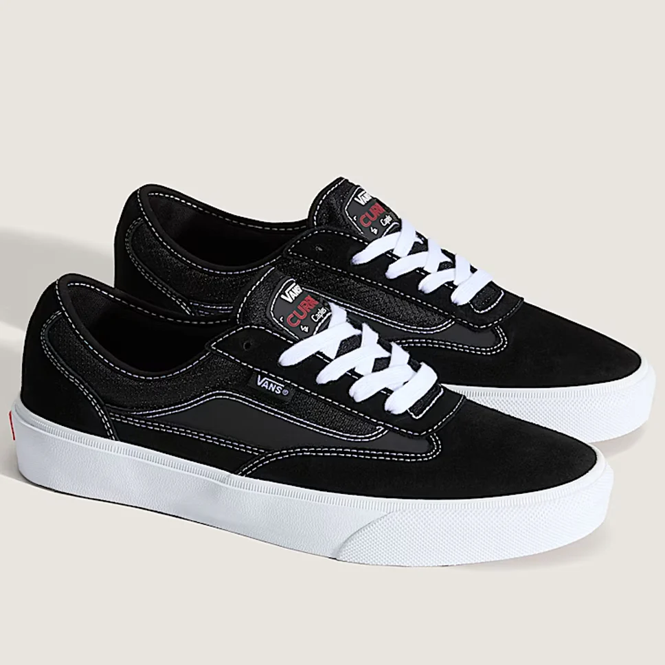 Vans Skate Curren Caples Black White Shoes - Image 6