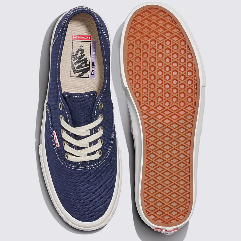 Vans Skate Authentic Navy Turtledove Shoes - Image 2