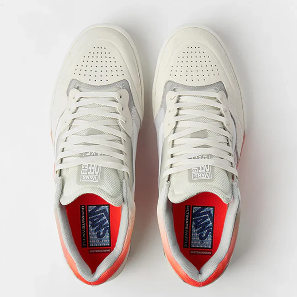 Vans Skate AVE 2.0 Fade White Orange Shoes - Image 2