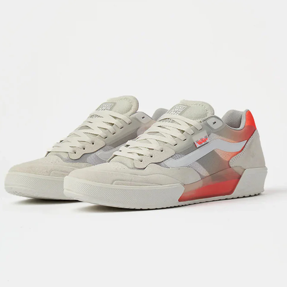 Vans Skate AVE 2.0 Fade White Orange Shoes - Image 3