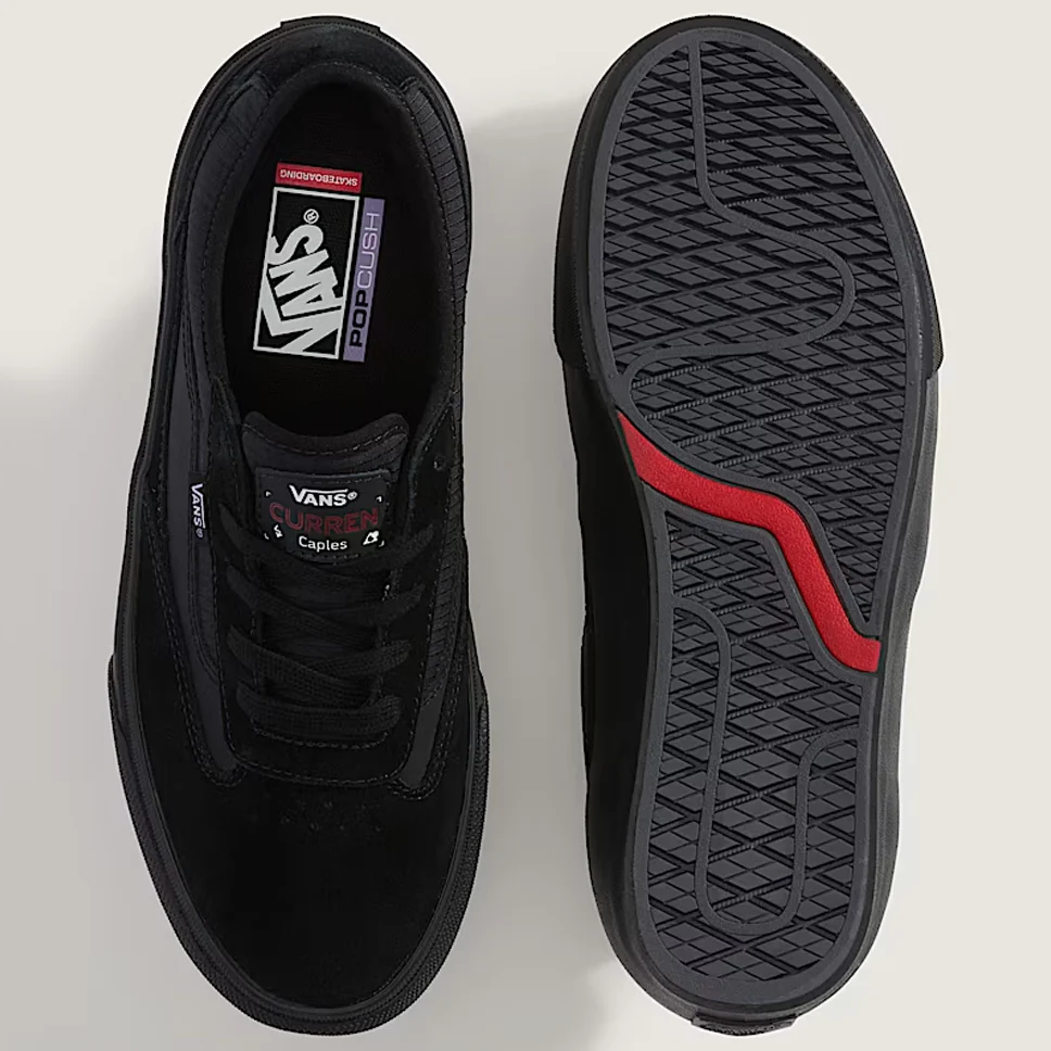 Vans Skate Curren Caples Black Black Shoes - Image 2