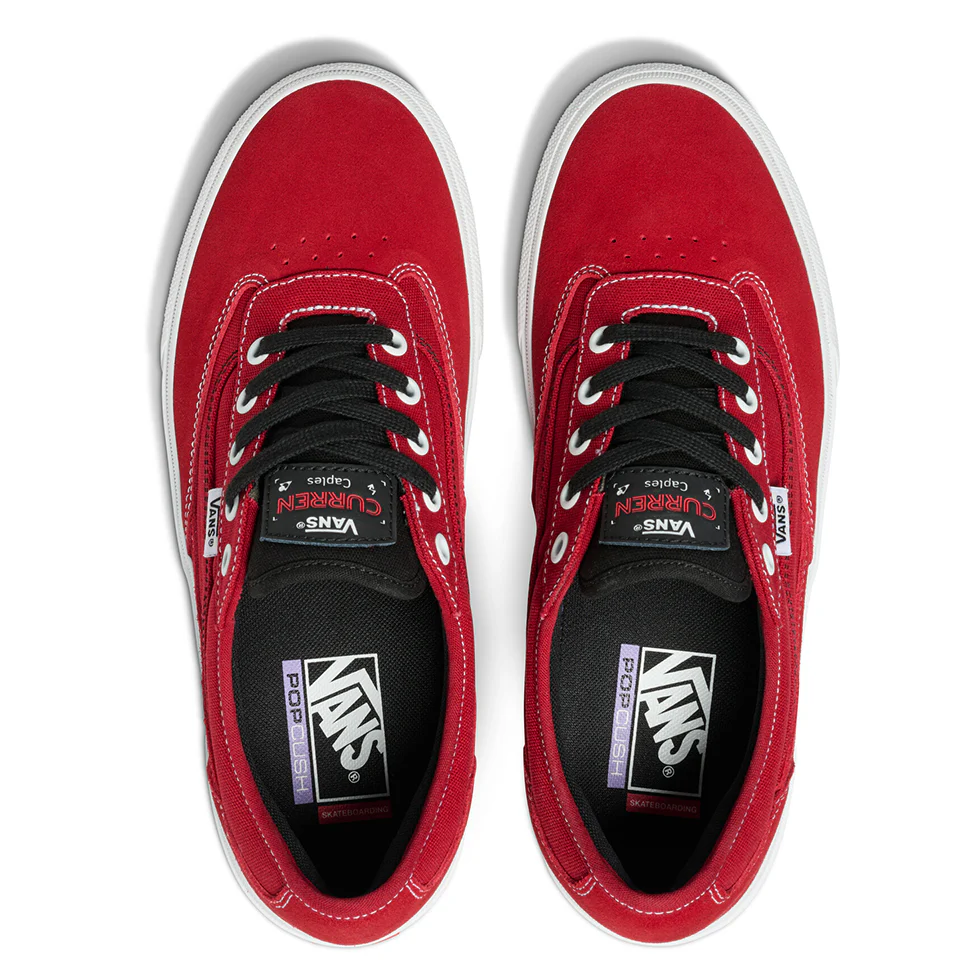 Vans Skate Curren Caples Red Shoes - Image 5