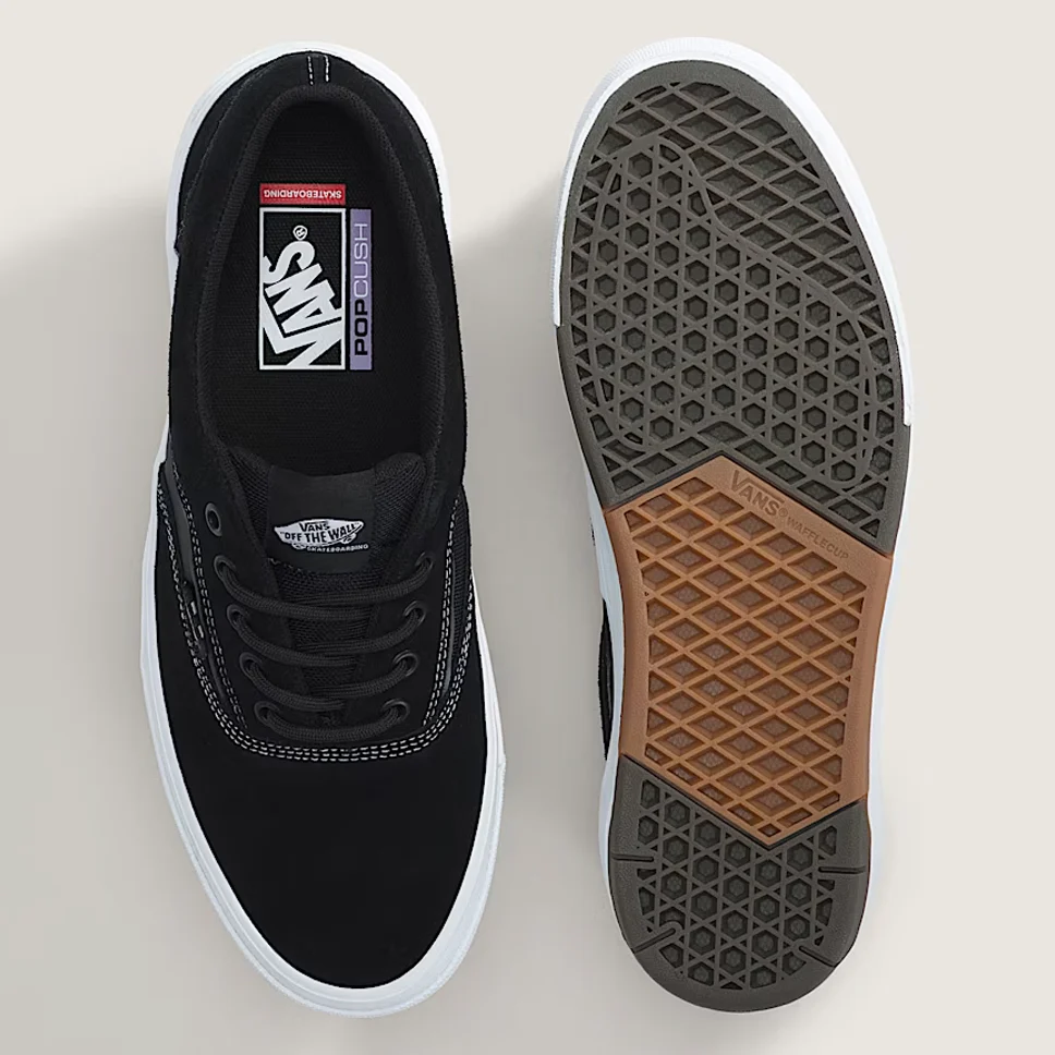 Vans Skate Era Wafflecup Black White Shoes - Image 4