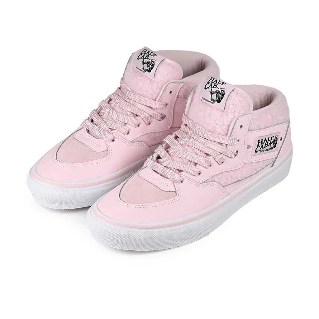 Vans Skate Half Cab Pink White Shoes - Image 2