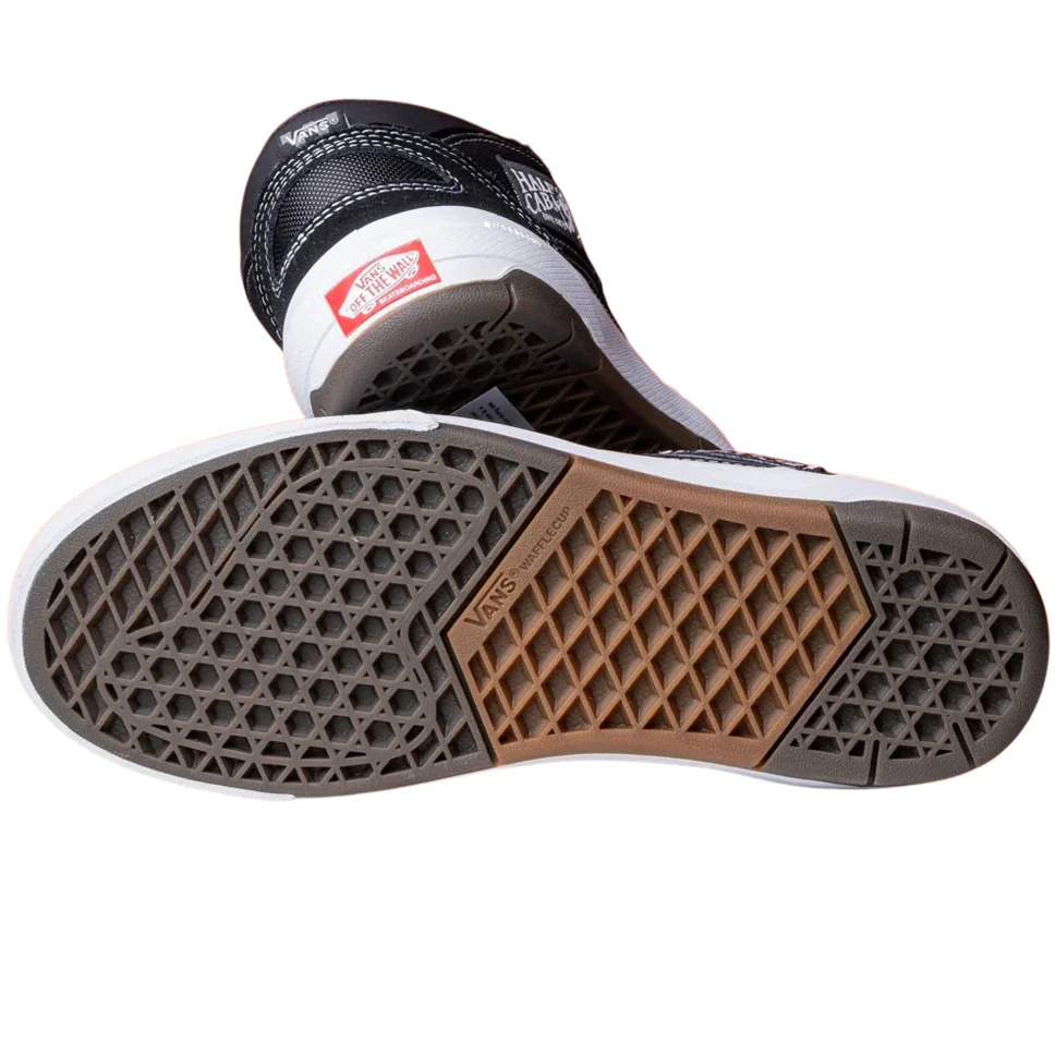 Vans Skate Half Cab Wafflecup Black White Shoes - Image 2