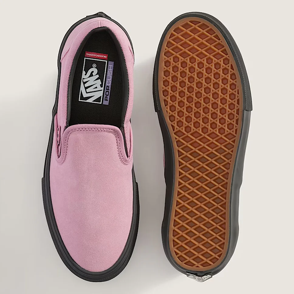 Vans Skate Slip-On Pink Black Shoes - Image 2