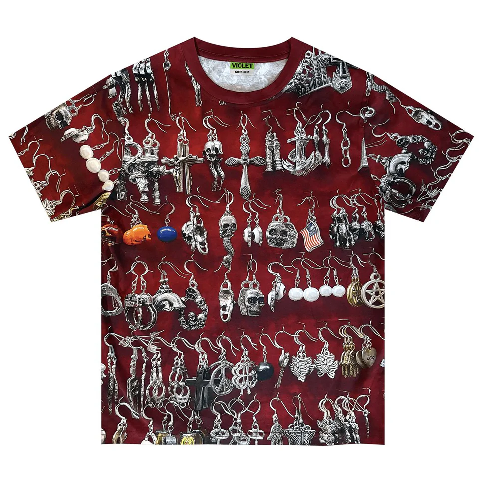 Violet St. Marks Earings T Shirt