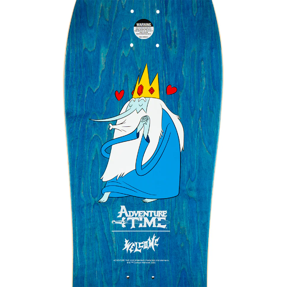 Welcome Skateboards Adventure Time Ice King on Crossbone Shaped Deck - Image 2