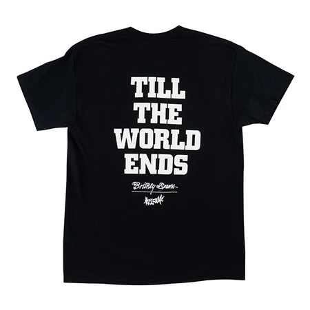 Welcome Skateboards Britney Spears World Ends T Shirt - Image 2
