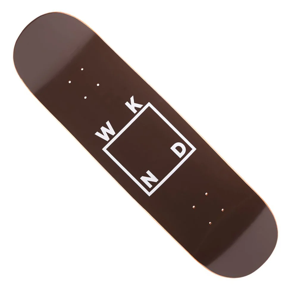 WKND Skateboards Logo Brown Deck