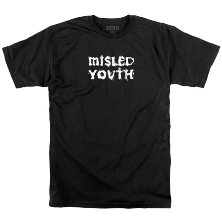 Zero Misled Font T Shirt